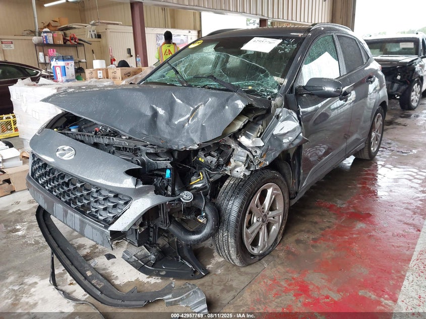 2023 Hyundai Kona VIN KM8K62AB4PU981984 IAAI salvage auction — LEFT FRONT, Salvage Title, sold $3,700 on 2026-07-29 (photo 2)