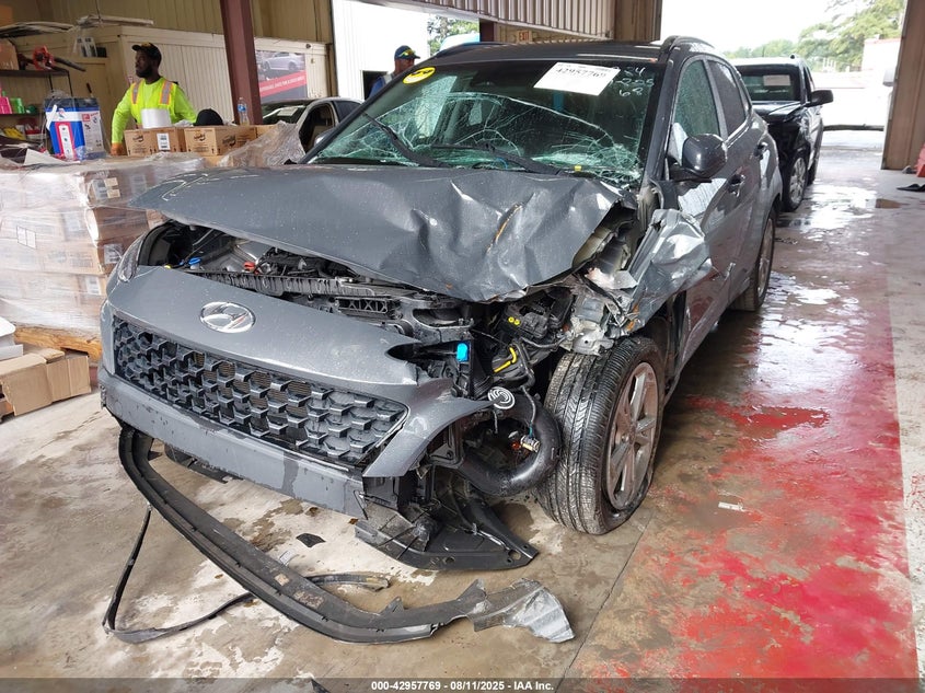 2023 Hyundai Kona VIN KM8K62AB4PU981984 IAAI salvage auction — LEFT FRONT, Salvage Title, sold $3,700 on 2026-07-29 (photo 6)