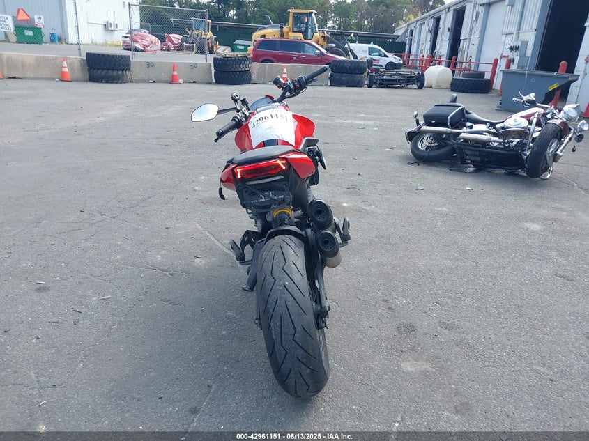 2021 Ducati Monster VIN ZDMMAMDT2MB000087 IAAI salvage auction — LEFT SIDE, Salvage Title, sold $2,050 on 2026-07-28 (photo 6)