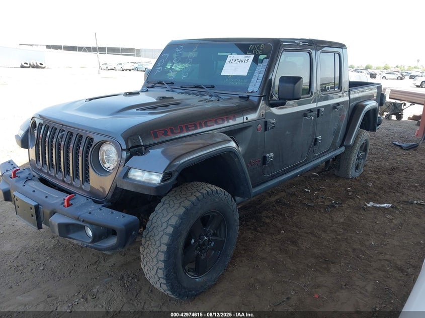 2021 Jeep Gladiator VIN 1C6JJTBM0ML523517 IAAI salvage auction — THEFT, Clear - Dealer Only (California), sold $14,900 on 2026-09-01 (photo 2)