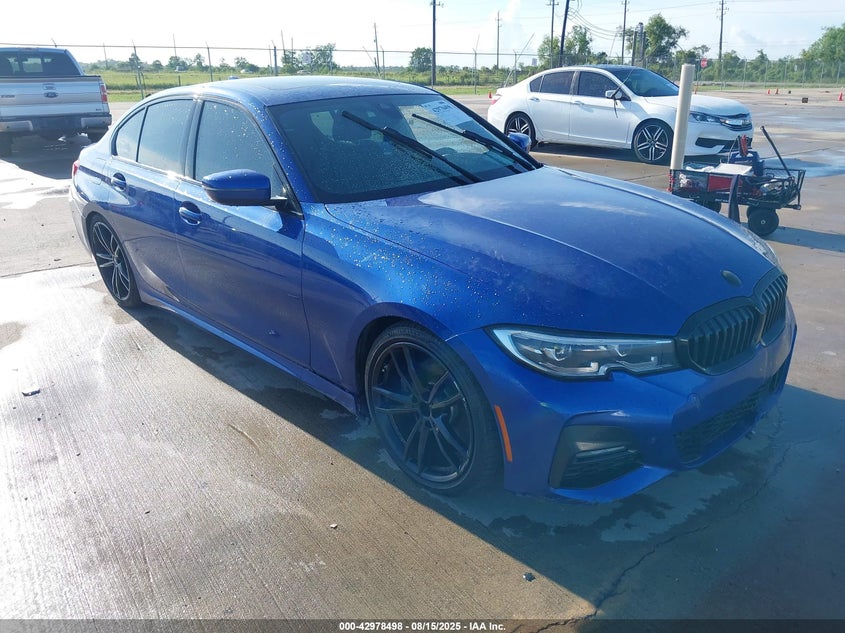 2020 BMW 3 series VIN 3MW5R1J02L8B05307 IAAI salvage auction — RIGHT SIDE, Original (Texas), sold $13,250 on 2026-07-10 (photo 1)