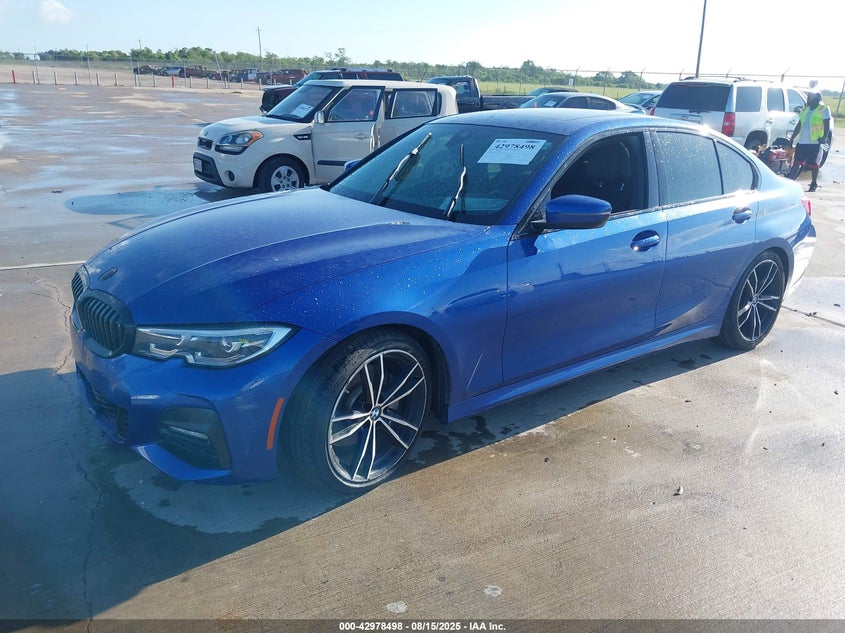 2020 BMW 3 series VIN 3MW5R1J02L8B05307 IAAI salvage auction — RIGHT SIDE, Original (Texas), sold $13,250 on 2026-07-10 (photo 2)
