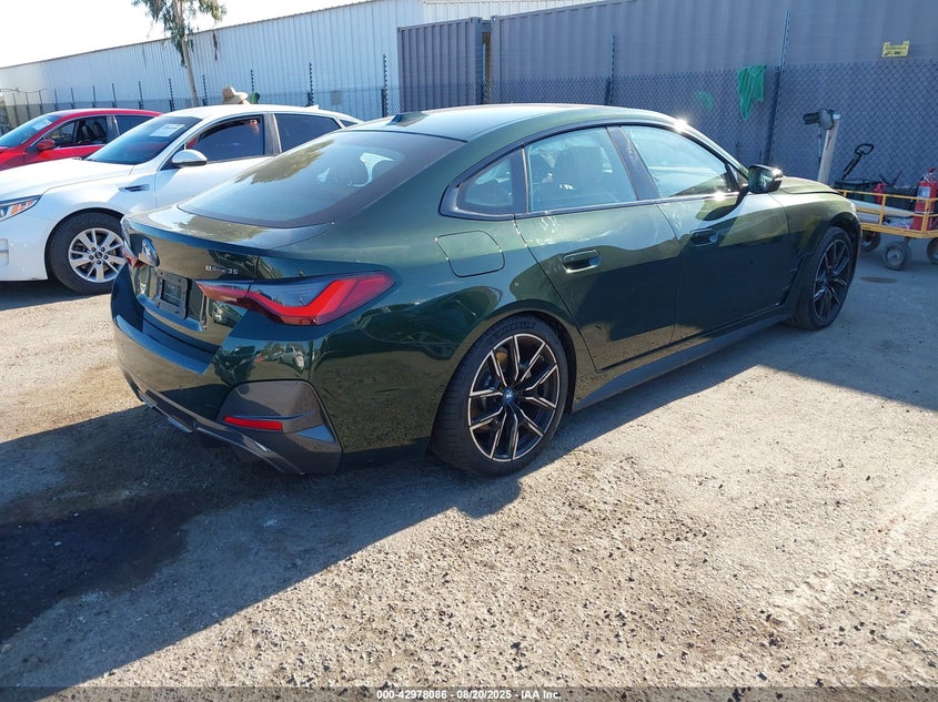 2024 BMW I4 VIN WBY43AW0XRFS25329 IAAI salvage auction — FRONT END, Salvage Title, sold $16,500 on 2026-07-09 (photo 4)
