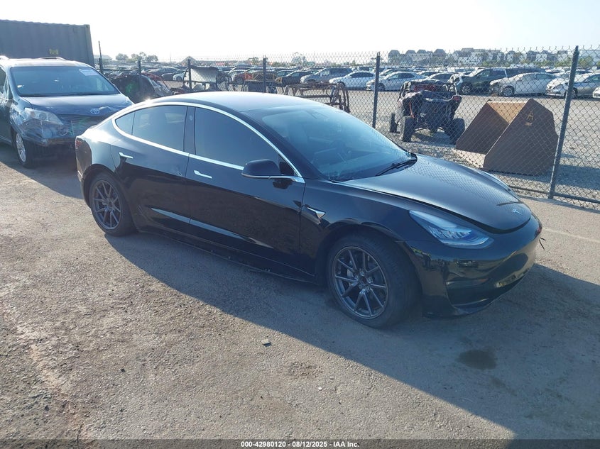 2018 Tesla Model 3 VIN 5YJ3E1EAXJF171914 IAAI salvage auction — LEFT SIDE, Salvage (California), sold $2,350 on 2026-07-06 (photo 1)