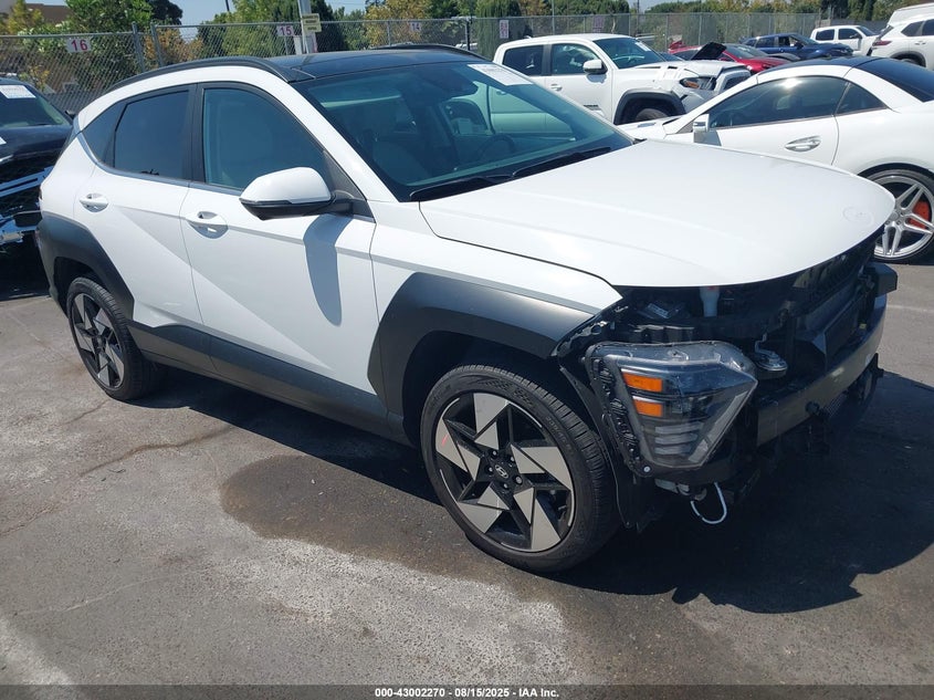 2024 Hyundai Kona VIN KM8HECA34RU098319 IAAI salvage auction — FRONT END, Salvage (California), sold $2,950 on 2026-07-30 (photo 1)
