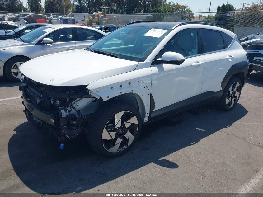 2024 Hyundai Kona VIN KM8HECA34RU098319 IAAI salvage auction — FRONT END, Salvage (California), sold $2,950 on 2026-07-30 (photo 2)