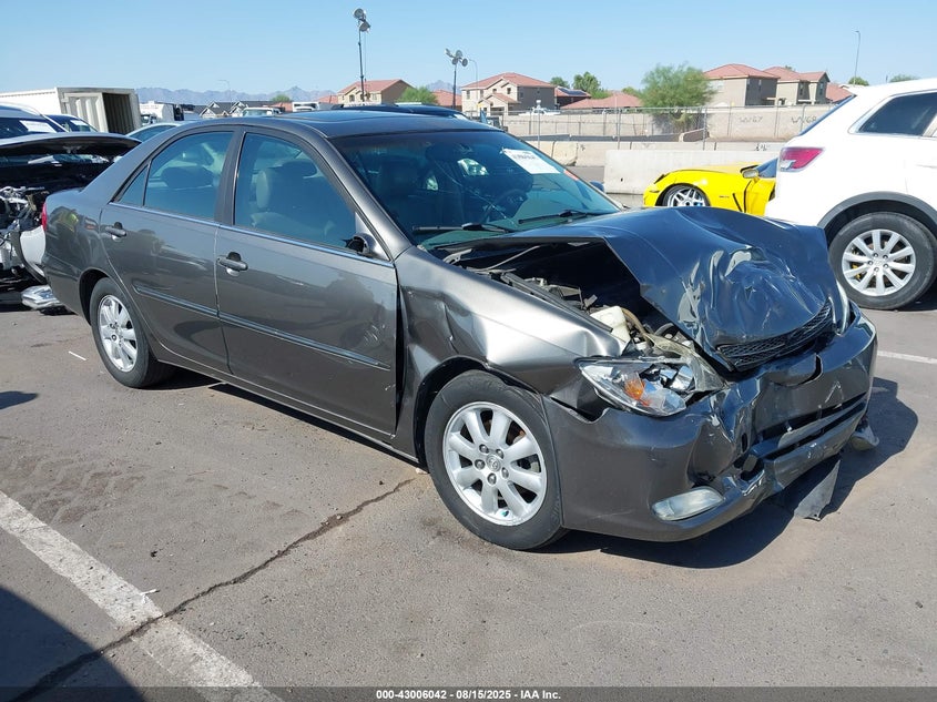 2004 Toyota Camry VIN JTDBE30K440261604 IAAI salvage auction — FRONT END, Salvage (Arizona), sold $275 on 2026-07-07 (photo 1)