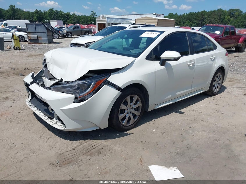 2021 Toyota Corolla VIN 5YFEPMAE9MP202995 IAAI salvage auction — FRONT END, Salvage (Georgia), sold $3,550 on 2026-07-17 (photo 2)