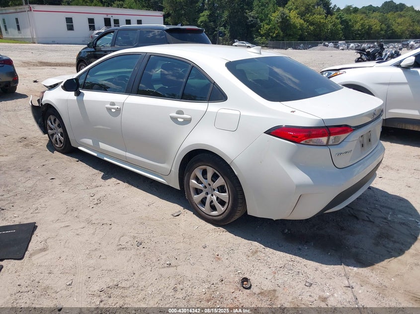 2021 Toyota Corolla VIN 5YFEPMAE9MP202995 IAAI salvage auction — FRONT END, Salvage (Georgia), sold $3,550 on 2026-07-17 (photo 3)