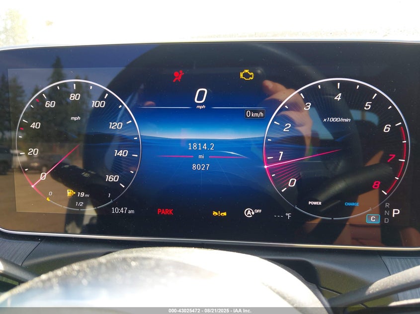 2025 Mercedes-benz C class VIN W1KAF4HB8SR277855 IAAI salvage auction — FRONT END, Salvage Title, sold $18,000 on 2026-07-29 (photo 7)