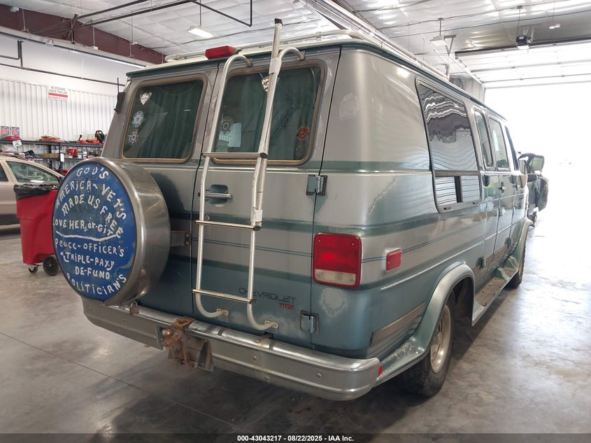 1995 Chevrolet G20 VIN 1GBEG25HXSF214221 IAAI salvage auction — RIGHT FRONT, Bill Of Sale (Colorado), sold $275 on 2026-07-08 (photo 4)