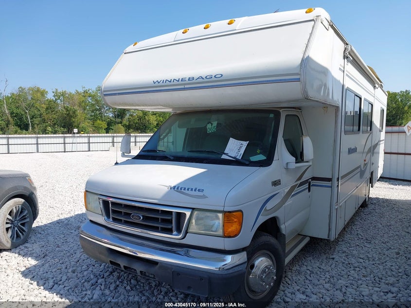 2004 Winnebago Econoline VIN 1FDXE45S14HB08888 IAAI salvage auction — UNDERCARRIAGE, Clear (Oklahoma), sold $2,900 on 2026-09-22 (photo 2)