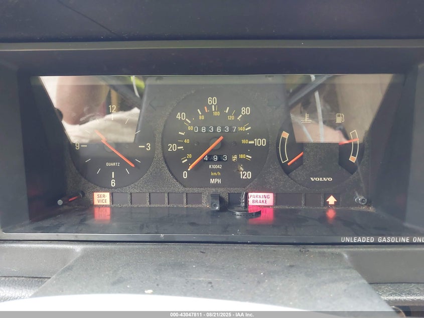 1991 Volvo 240 series VIN YV1AA8844M1435668 IAAI salvage auction — SIDE, Salvage - Greater Than 75% (Maryland), sold $575 on 2026-08-01 (photo 7)