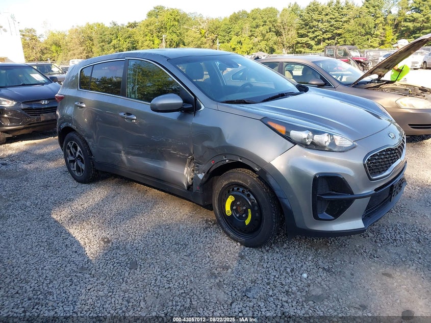 2020 Kia Sportage VIN KNDPM3AC2L7827491 IAAI salvage auction — SIDE, Salvage Title, sold $3,600 on 2026-07-09 (photo 1)