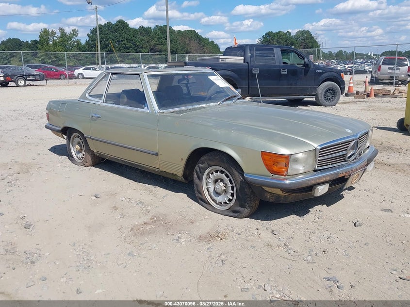 1980 Mercedes-benz 280 VIN WDB10704212008417 IAAI salvage auction — FRONT END, Salvage (Georgia), sold $1,150 on 2026-07-23 (photo 1)