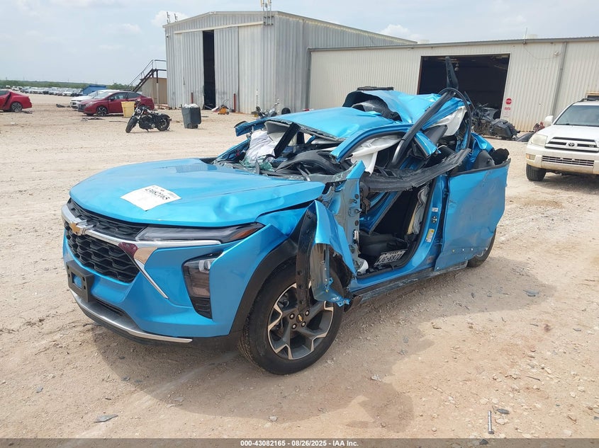2025 Chevrolet Trax VIN KL77LHEP9SC120954 IAAI salvage auction — ROLLOVER, Non-Repairable (Texas), sold $1,150 on 2026-07-09 (photo 2)