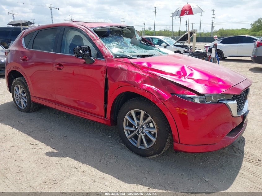 2025 Mazda Cx-5 VIN JM3KFBCL1S0672877 IAAI salvage auction — ROLLOVER, Enterprise Vehicles Salvage Only (Florida), sold $3,050 on 2026-08-24 (photo 1)
