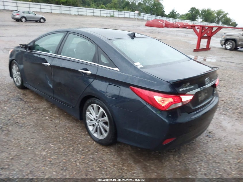 2014 Hyundai Sonata VIN 5NPEC4AC8EH939243 IAAI salvage auction — LEFT SIDE, Salvage Title, sold $800 on 2026-07-20 (photo 3)
