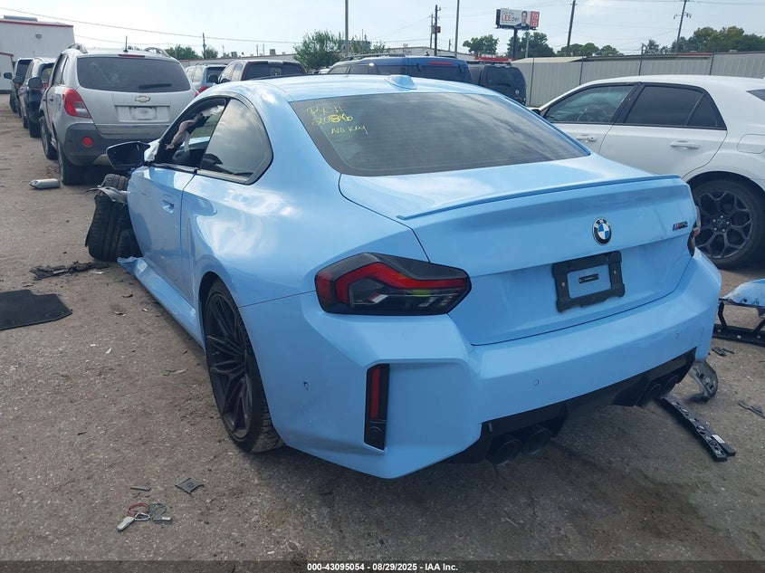 2024 BMW M2 VIN 3MF13DM02R8D94517 IAAI salvage auction — Front End, Salvage (Texas), sold $24,500 on 2025-11-03 (photo 3)
