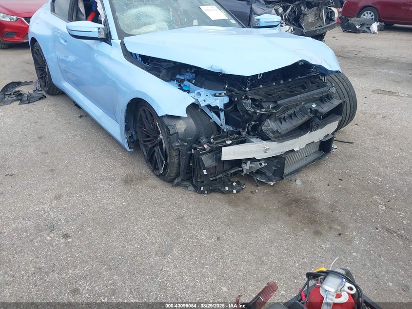 2024 BMW M2 VIN 3MF13DM02R8D94517 IAAI salvage auction — Front End, Salvage (Texas), sold $24,500 on 2025-11-03 (photo 6)