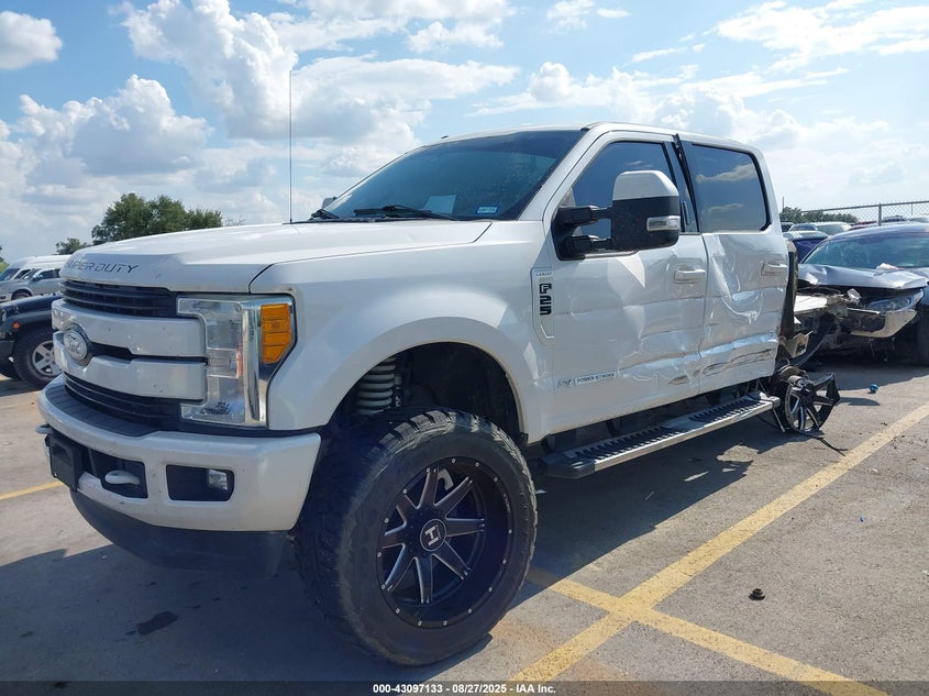 2017 Ford F-250 VIN 1FT7W2BT9HEC38752 IAAI salvage auction — LEFT REAR, Salvage Title, sold $11,700 on 2026-07-30 (photo 2)