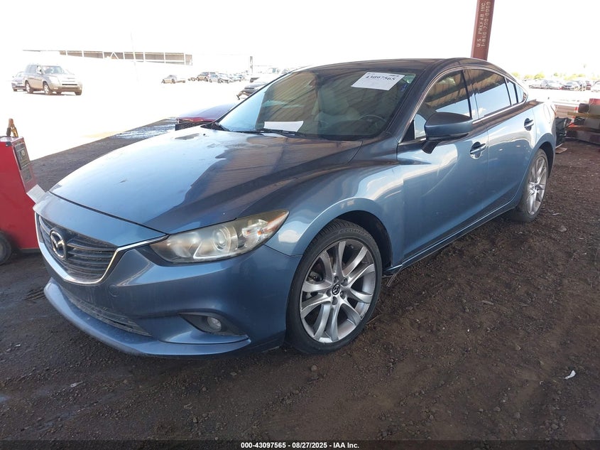 2017 Mazda 6 VIN JM1GL1V55H1137358 IAAI salvage auction — ENGINE BURN, Salvage (Arizona), sold $25 on 2026-07-28 (photo 2)