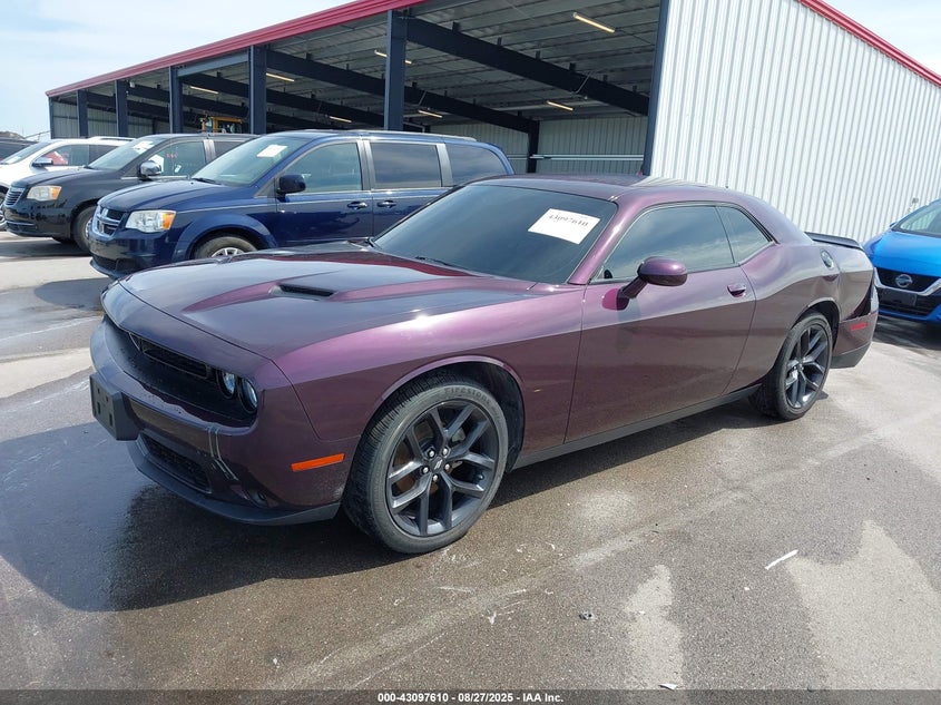 2022 Dodge Challenger VIN 2C3CDZAG7NH187939 IAAI salvage auction — FRONT & REAR, Salvage (California), sold $8,600 on 2026-07-09 (photo 2)