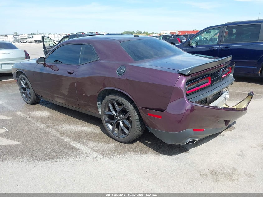 2022 Dodge Challenger VIN 2C3CDZAG7NH187939 IAAI salvage auction — FRONT & REAR, Salvage (California), sold $8,600 on 2026-07-09 (photo 3)