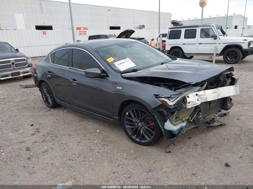 2019 Acura Ilx VIN 19UDE2F83KA001878 IAAI salvage auction — FRONT & REAR, Salvage (Texas), sold $1,525 on 2026-09-05 (photo 1)