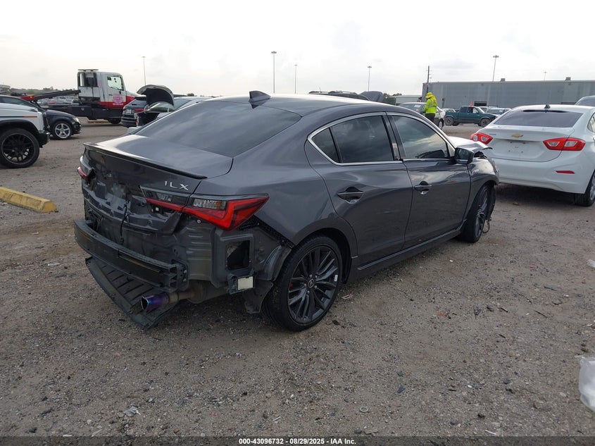 2019 Acura Ilx VIN 19UDE2F83KA001878 IAAI salvage auction — FRONT & REAR, Salvage (Texas), sold $1,525 on 2026-09-05 (photo 4)
