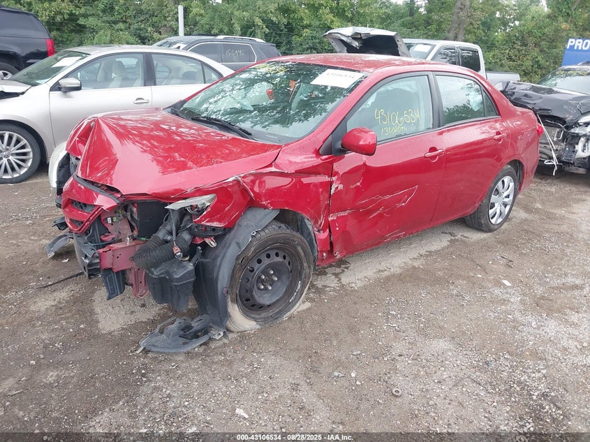 2012 Toyota Corolla VIN 5YFBU4EE1CP039960 IAAI salvage auction — FRONT END, Salvage (Indiana), sold $800 on 2026-07-29 (photo 2)