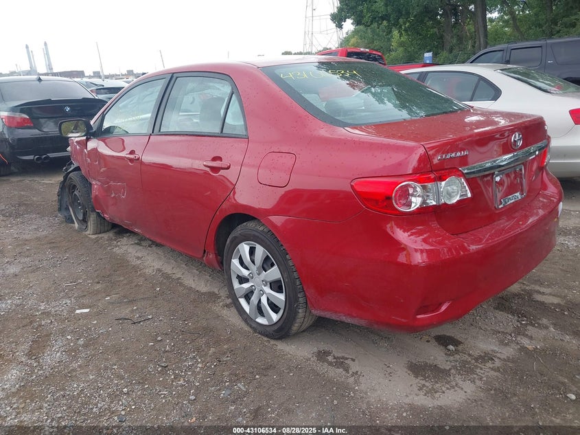 2012 Toyota Corolla VIN 5YFBU4EE1CP039960 IAAI salvage auction — FRONT END, Salvage (Indiana), sold $800 on 2026-07-29 (photo 3)