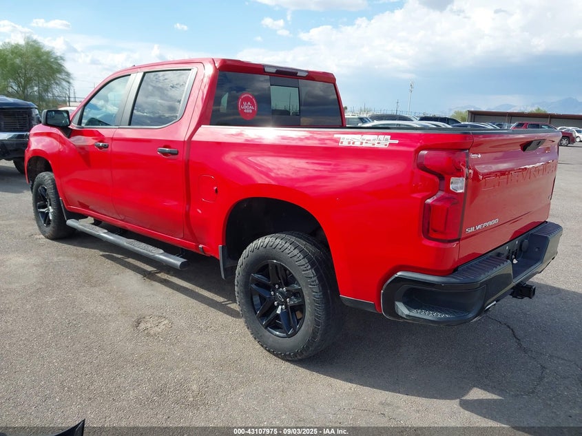 2020 Chevrolet Silverado 1500 VIN 1GCPYFEDXLZ365517 IAAI salvage auction — RIGHT FRONT, Clear (Arizona), sold $19,400 on 2026-07-09 (photo 3)