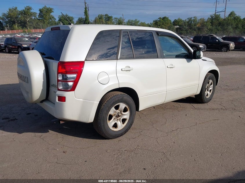 2010 Suzuki Grand vitara VIN JS3TD0D21A4110094 IAAI salvage auction — NORMAL WEAR, Clear (Pennsylvania), sold $1,900 on 2026-07-10 (photo 4)