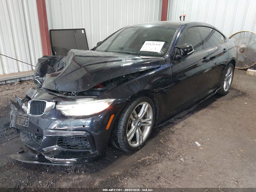 2015 BMW 435i gran coupe VIN WBA4B1C52FD418373 IAAI salvage auction — FRONT END, Salvage (Virginia), sold $1,100 on 2026-07-30 (photo 2)