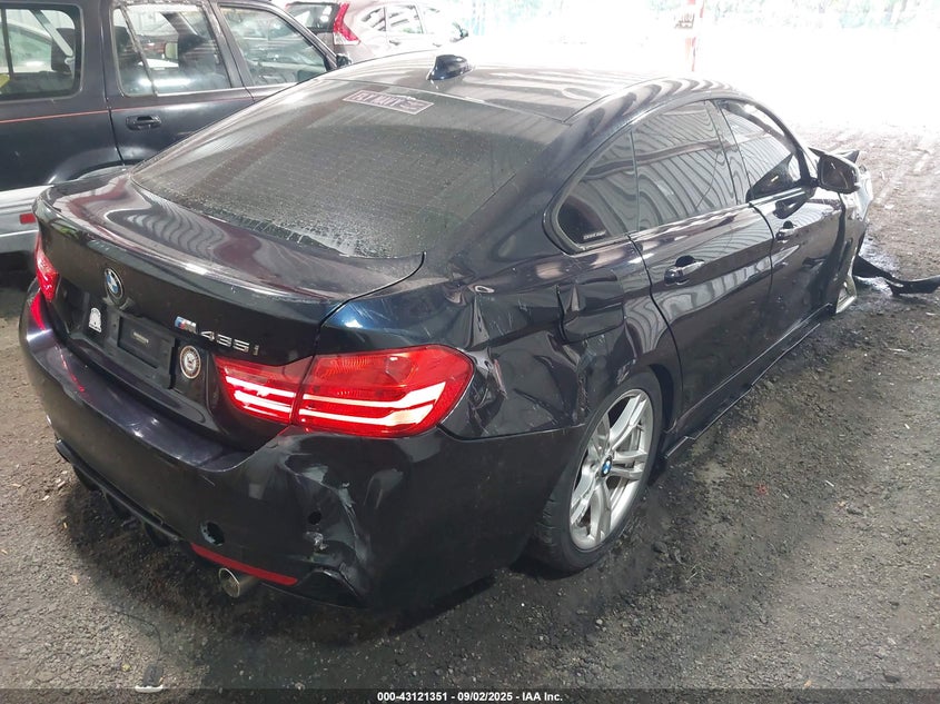 2015 BMW 435i gran coupe VIN WBA4B1C52FD418373 IAAI salvage auction — FRONT END, Salvage (Virginia), sold $1,100 on 2026-07-30 (photo 4)
