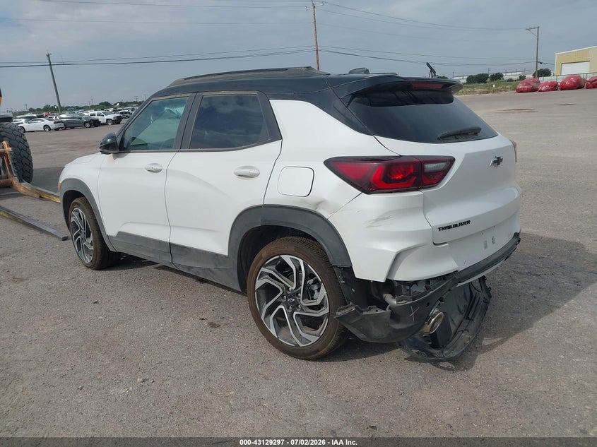 2025 Chevrolet Trailblazer VIN KL79MTSL8SB068958 IAAI salvage auction — REAR END, Original (Texas), sold $6,350 on 2026-07-09 (photo 3)