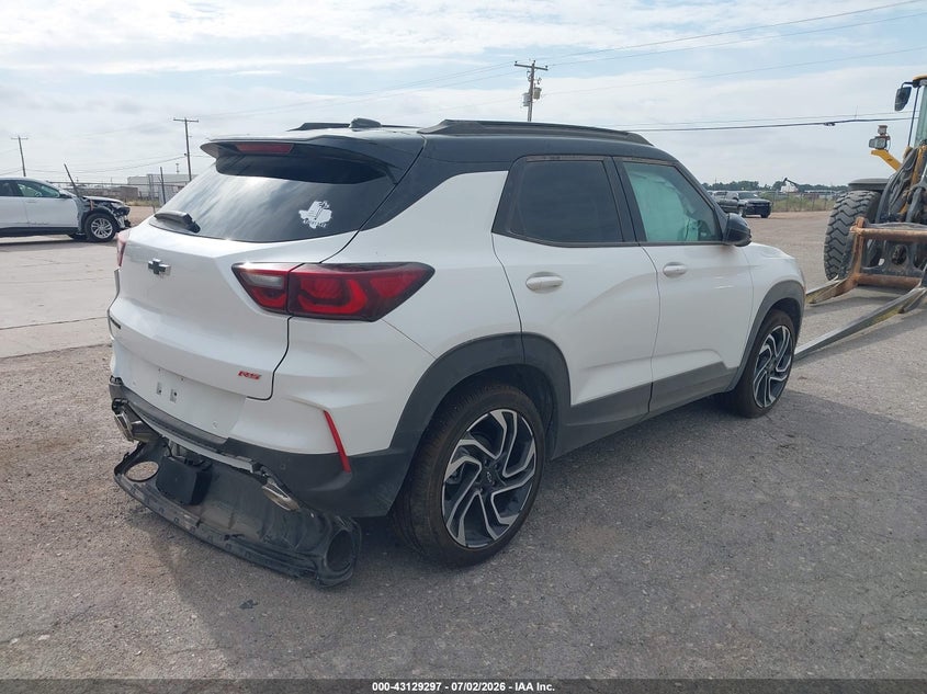 2025 Chevrolet Trailblazer VIN KL79MTSL8SB068958 IAAI salvage auction — REAR END, Original (Texas), sold $6,350 on 2026-07-09 (photo 4)