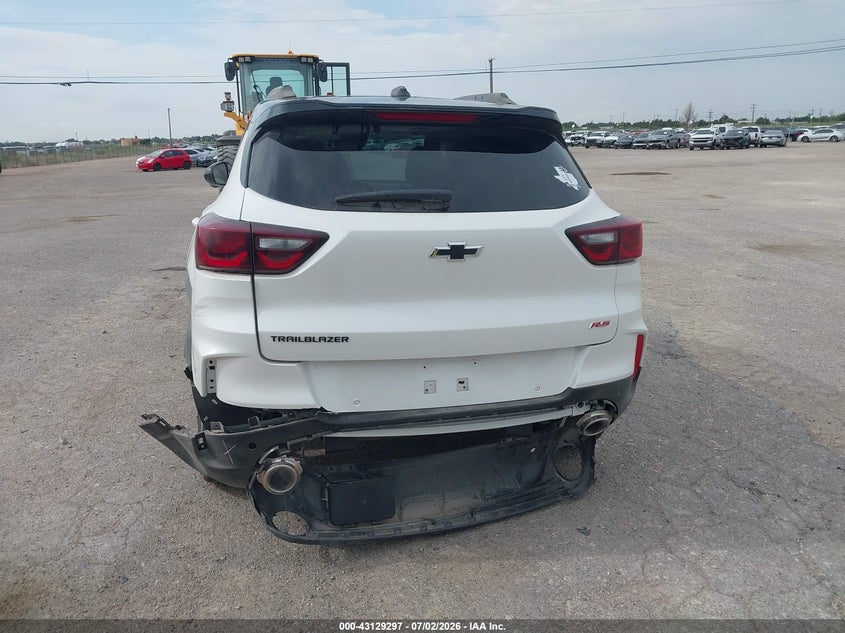 2025 Chevrolet Trailblazer VIN KL79MTSL8SB068958 IAAI salvage auction — REAR END, Original (Texas), sold $6,350 on 2026-07-09 (photo 6)