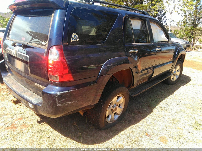 2007 Toyota 4runner VIN JTEBU14R978090347 IAAI salvage auction — ROLLOVER, Salvage (Hawaii), sold $375 on 2026-07-28 (photo 4)