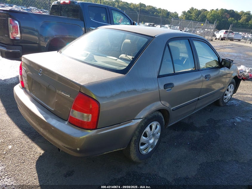 1999 Mazda Protege VIN JM1BJ2223X0194842 IAAI salvage auction — FRONT END, Salvage (North Carolina), sold $275 on 2026-07-23 (photo 4)