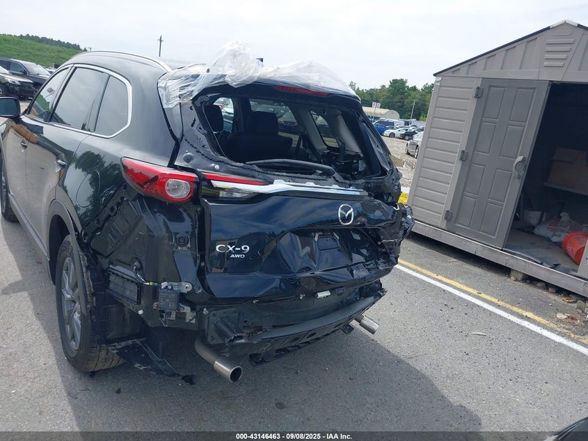 2023 Mazda Cx-9 VIN JM3TCBCY8P0659317 IAAI salvage auction — REAR END, Salvage (New Hampshire), sold $9,825 on 2026-07-08 (photo 6)