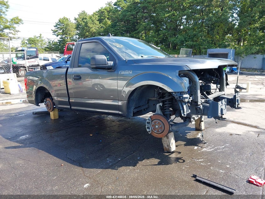 2020 Ford F150 VIN 1FTMF1E54LFC27249 IAAI salvage auction — THEFT, Salvage Title, sold $2,150 on 2026-07-09 (photo 1)