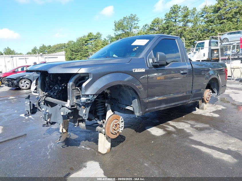 2020 Ford F150 VIN 1FTMF1E54LFC27249 IAAI salvage auction — THEFT, Salvage Title, sold $2,150 on 2026-07-09 (photo 2)