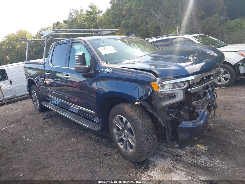 2023 Chevrolet Silverado 1500 VIN 1GCUDJE81PZ198250 IAAI salvage auction — FRONT END, Salvage Title, sold $10,600 on 2026-07-28 (photo 1)