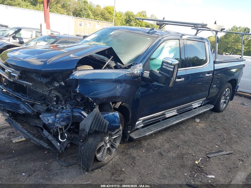 2023 Chevrolet Silverado 1500 VIN 1GCUDJE81PZ198250 IAAI salvage auction — FRONT END, Salvage Title, sold $10,600 on 2026-07-28 (photo 2)