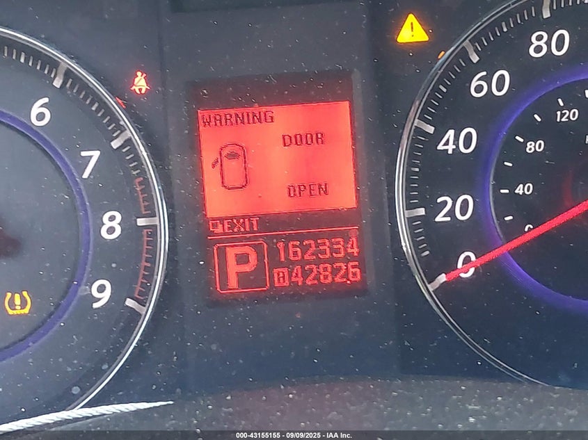 2010 Infiniti Fx35 VIN JN8AS1MU1AM800662 IAAI salvage auction — HAIL, Salvage (Texas), sold $1,800 on 2026-07-14 (photo 7)