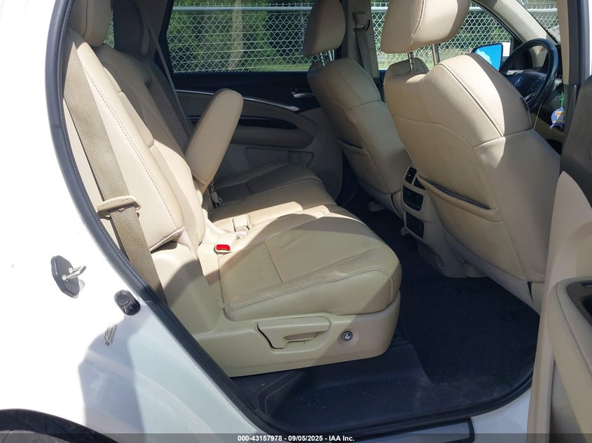 2016 Acura Mdx VIN 5FRYD3H44GB021895 IAAI salvage auction — REAR END, Salvage (Idaho), sold $25 on 2026-07-31 (photo 8)