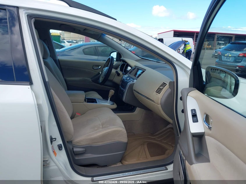 2009 Nissan Murano VIN JN8AZ18U39W009801 IAAI salvage auction — NORMAL WEAR, Clear (Michigan), sold $300 on 2026-07-28 (photo 5)