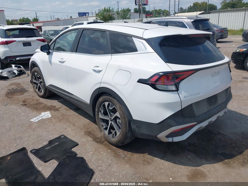 2024 Kia Sportage VIN 5XYK33DF3RG216304 IAAI salvage auction — RIGHT REAR, Original (Texas), sold $6,800 on 2026-07-30 (photo 3)